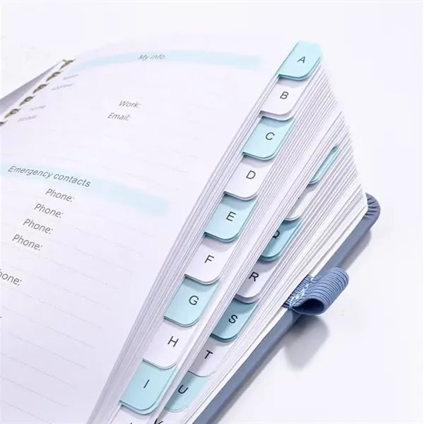 Pu Spiral Password Address Book