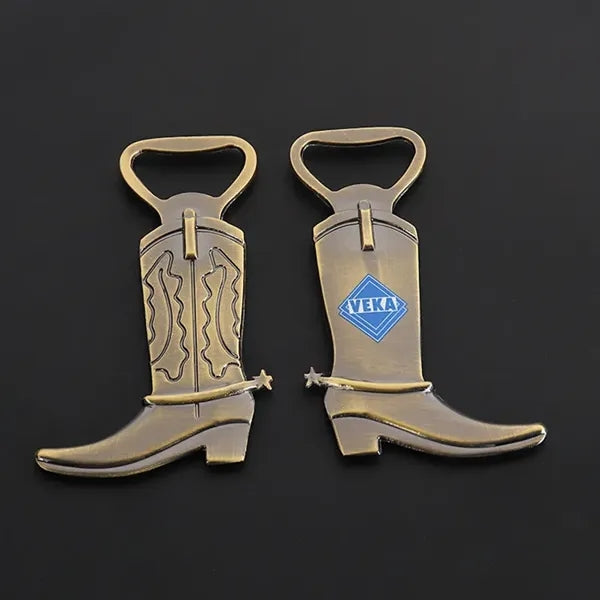 Metal Cowboy Boot Bottle Opene