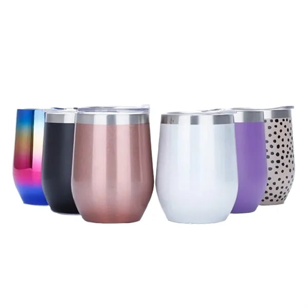 12oz Stainless Steel Insulated Coffee Mug with Lid