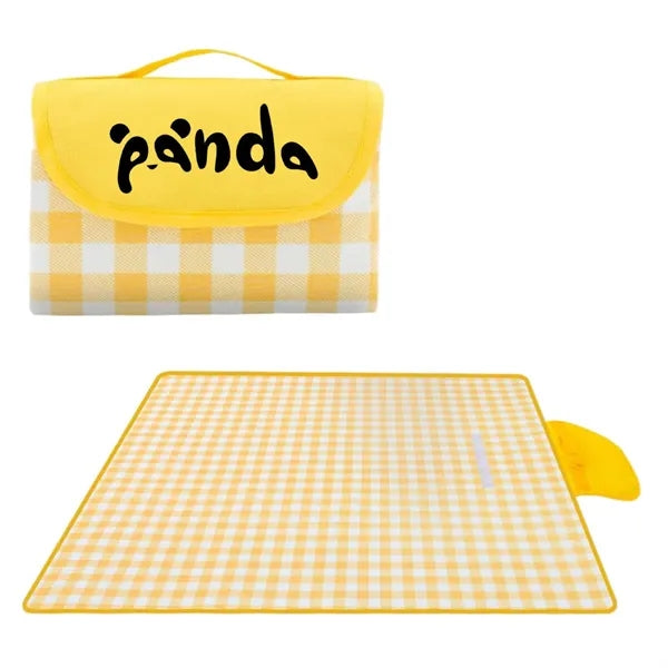 Logo Picnic Blanket Mat, Oxford Cloth, 78.7"x78.7"