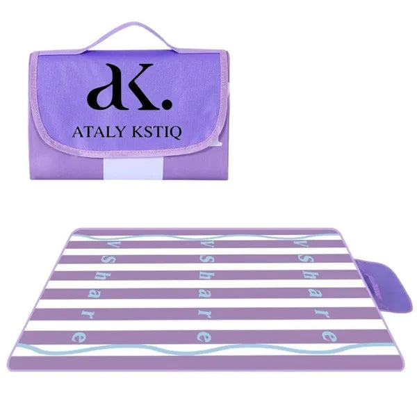 Logo Picnic Blanket Mat, Oxford Cloth, 78.7"x78.7"