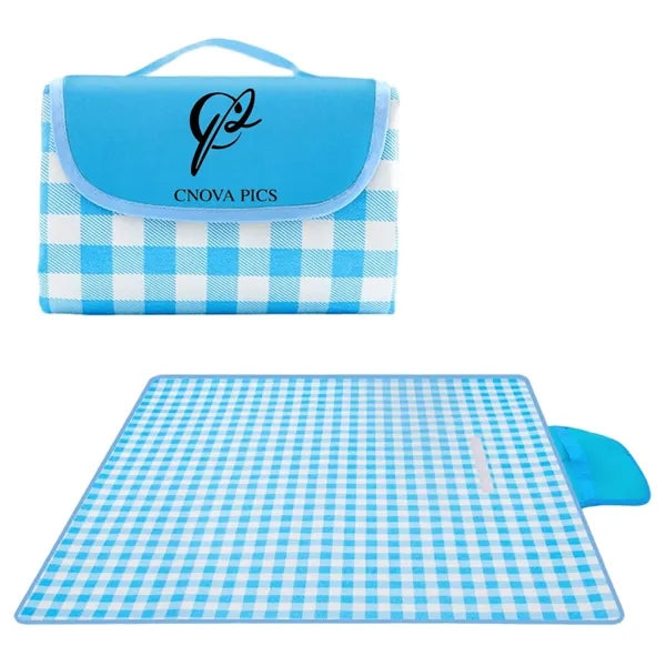 Logo Picnic Blanket Mat, Oxford Cloth, 78.7"x78.7"