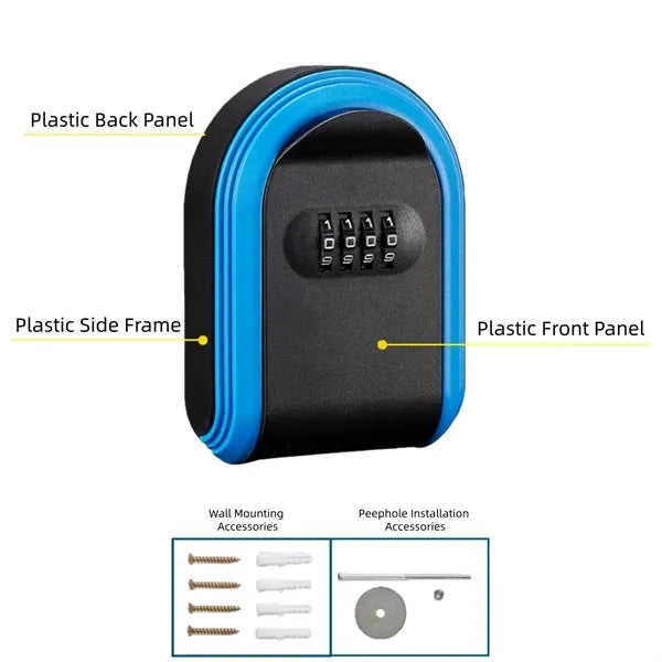 Plastic Key Box with Combination Lock