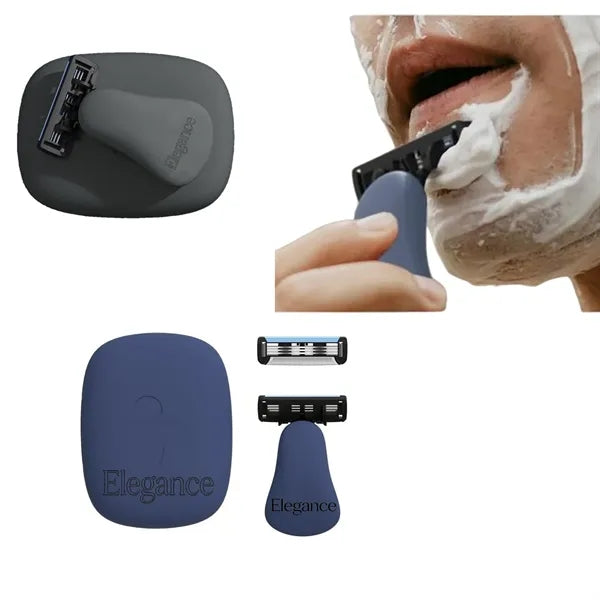 Portable Manual Shaver for Men 3-Layer Imported Blades Busin