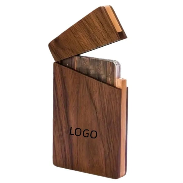 Walnut Business Card Holder