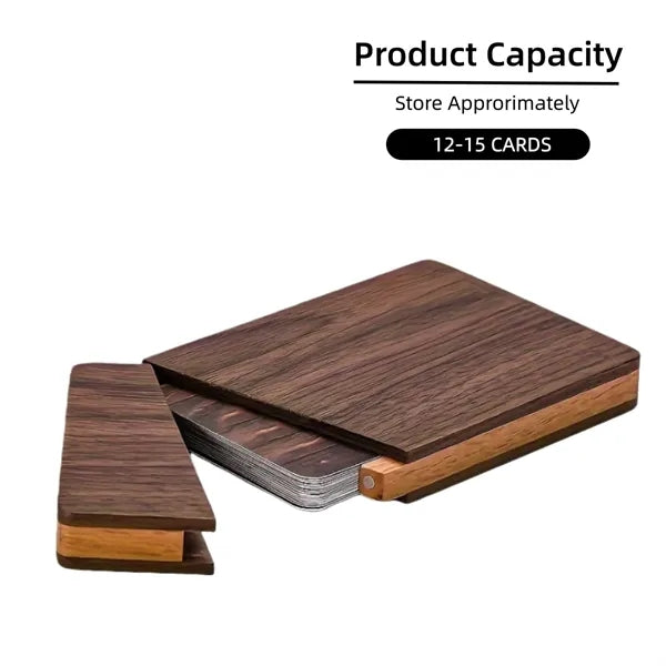 Walnut Business Card Holder