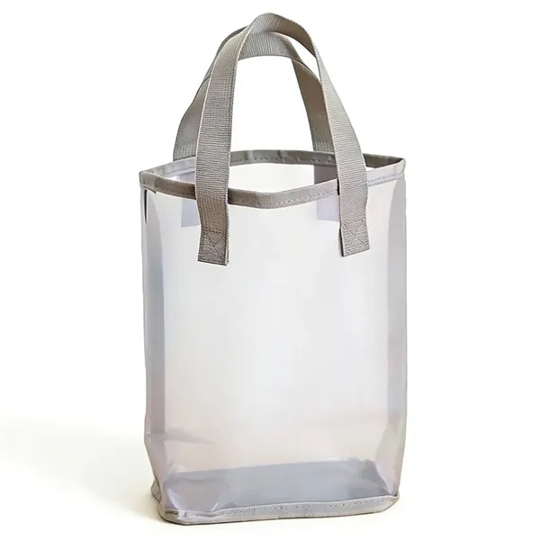 Breathable Mesh Cosmetic Tote Bag Large Capacity Travel Wash