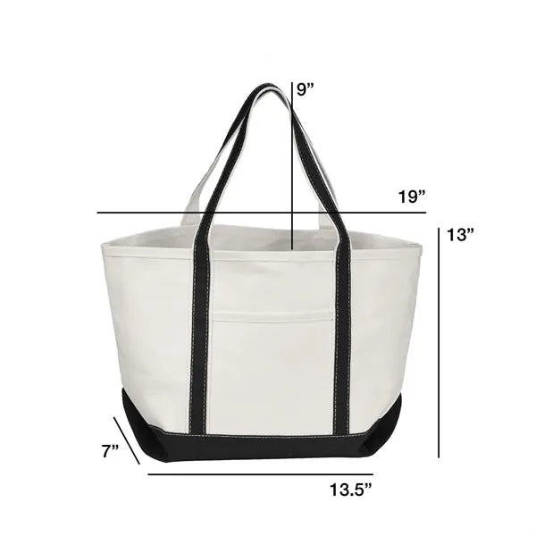 Open Canvas Boat Bag
