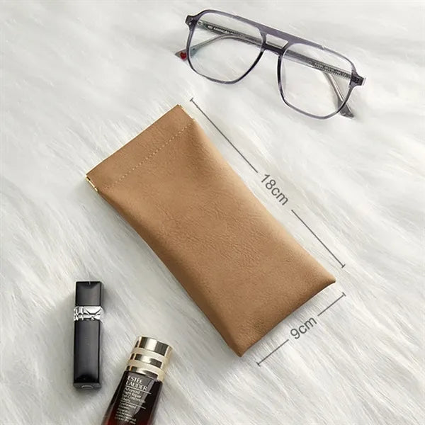 PU Leather Sunglasses Case with Lint Lining