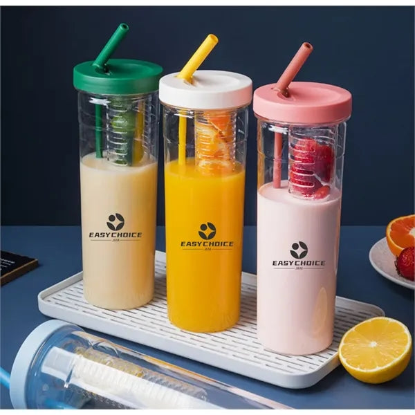 30oz Plastic Straw Cup