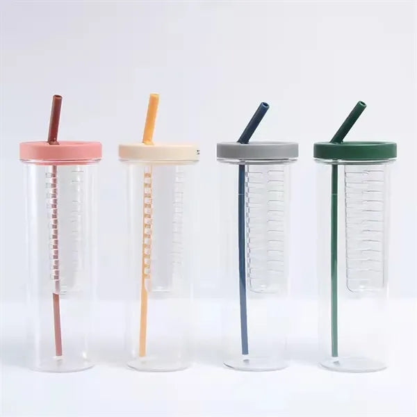 30oz Plastic Straw Cup