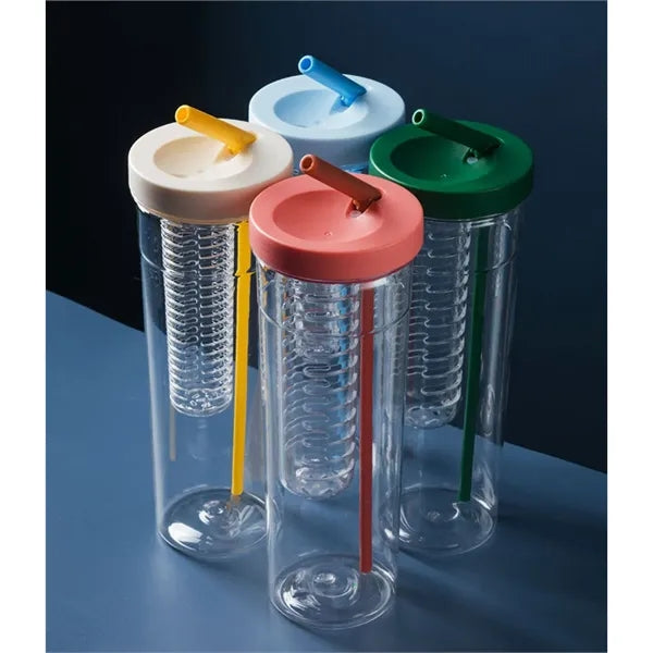 30oz Plastic Straw Cup