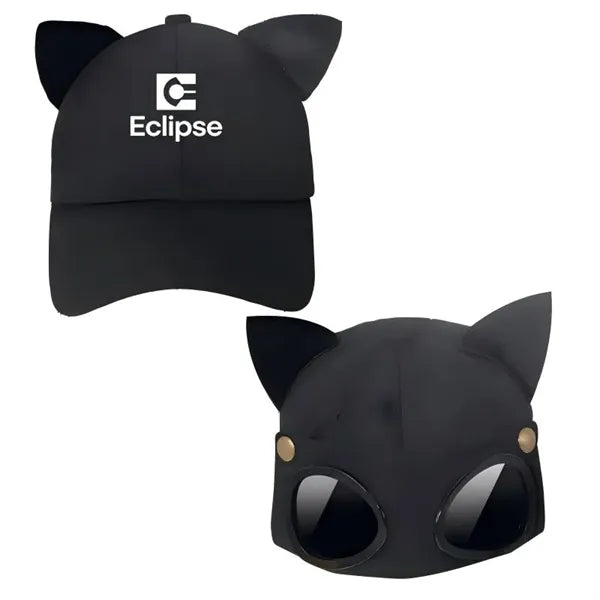 Logo Kids Cap Sunglasses Set Fashion Outdoor Gift