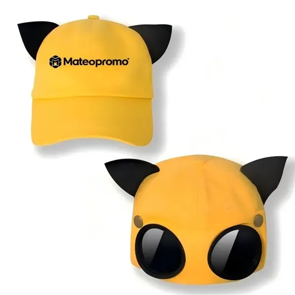 Logo Kids Cap Sunglasses Set Fashion Outdoor Gift
