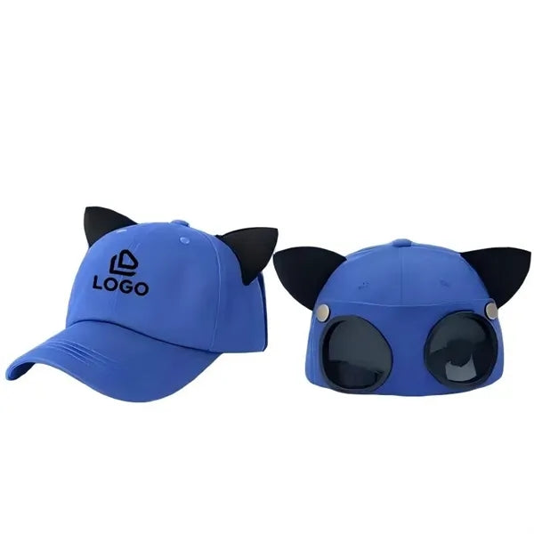 Logo Kids Cap Sunglasses Set Fashion Outdoor Gift