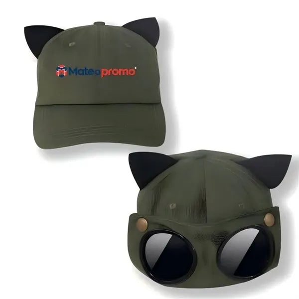 Logo Kids Cap Sunglasses Set Fashion Outdoor Gift
