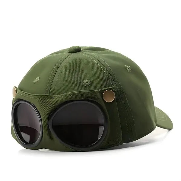 Logo Kids Cap Sunglasses Set Fashion Outdoor Gift