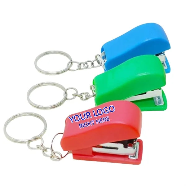 Pocket-Sized Stapler Keychain