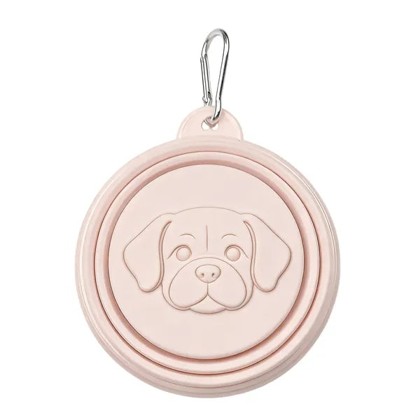 Logo Collapsible Dog Bowl 28OZ Portable Pet Travel B