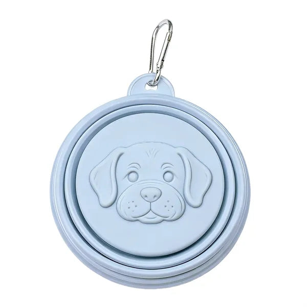 Logo Collapsible Dog Bowl 28OZ Portable Pet Travel B