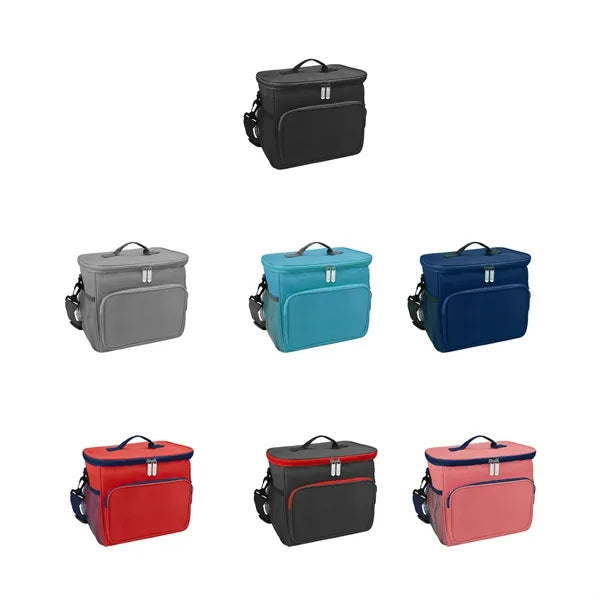 11L Insulated Cooler Lunch Bag W/ Shoulder Strap & Handles