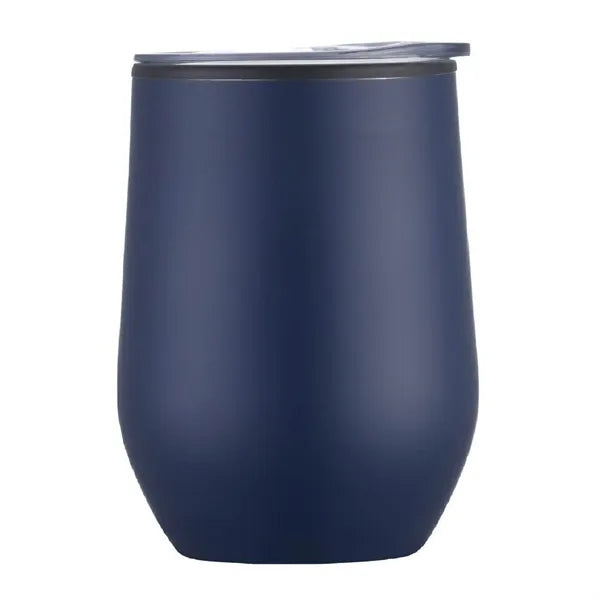 12 oz. Stainless Coffee Stemless Wine Tumbler w/ Lid