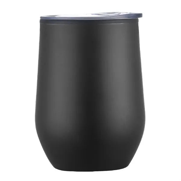 12 oz. Stainless Coffee Stemless Wine Tumbler w/ Lid