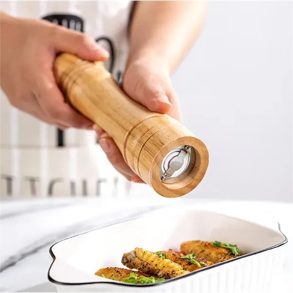 8" Manual Wood Pepper Grinder
