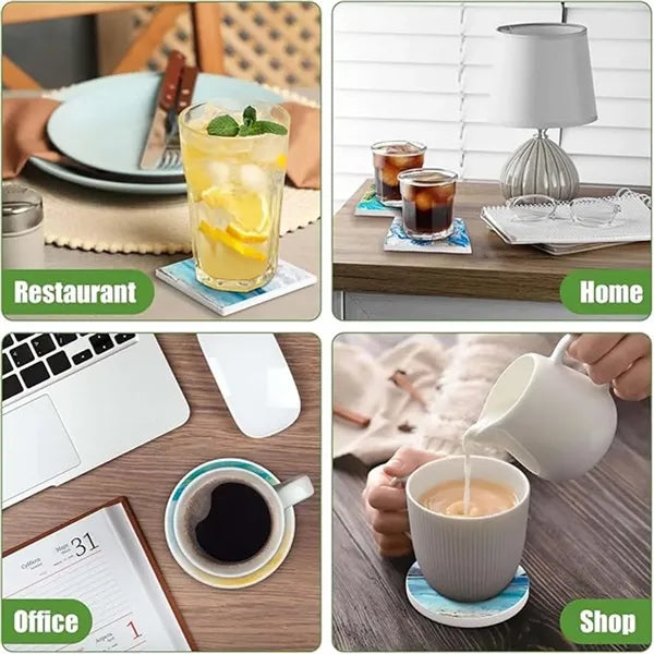 Ceramic coaster customization