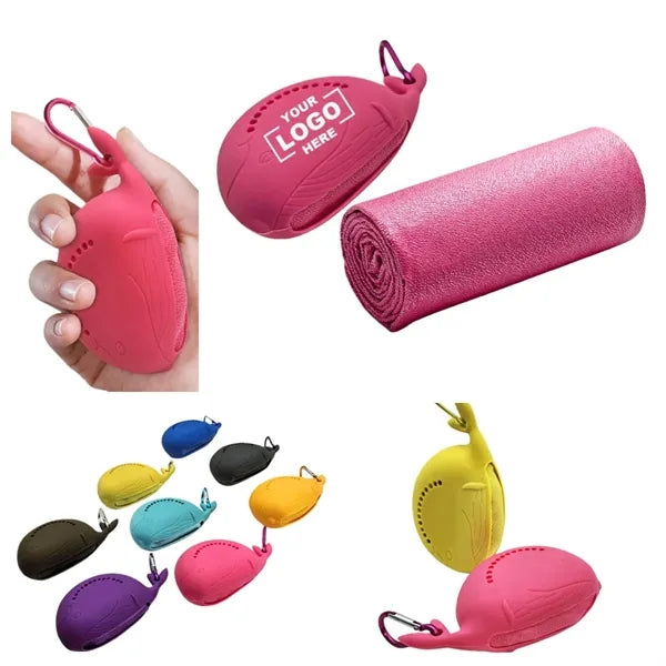 Whale - Shaped Sports Quick - Dry Towel