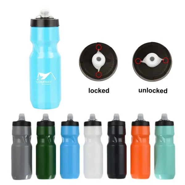 24oz Sports Bottle with Push Pull Lid