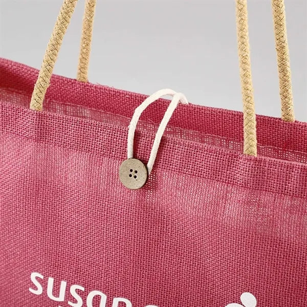 Framed Jute Tote
