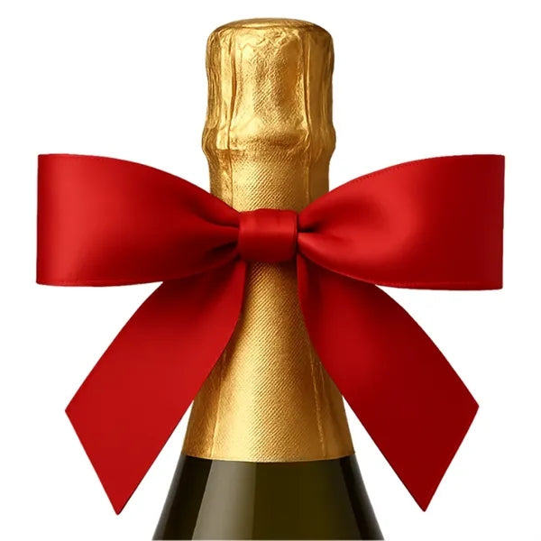Satin Bottle Ribbon Bow