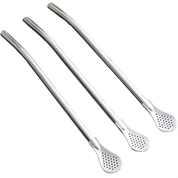Stainless Steel Straw Spoon