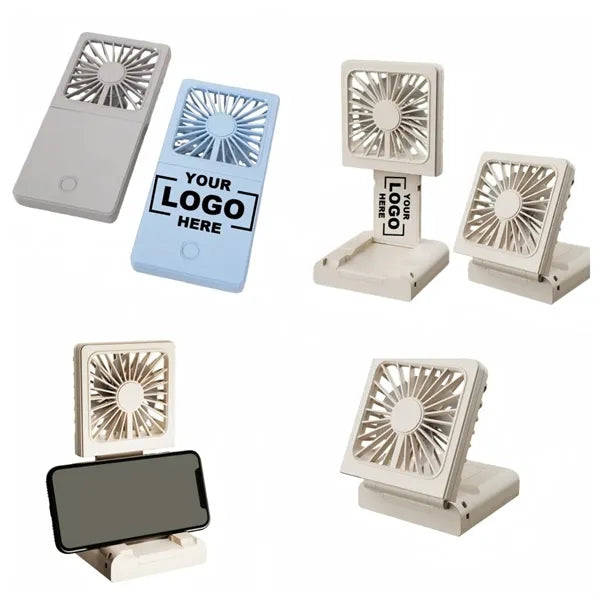 Foldable Handheld Fan And Phone Stand