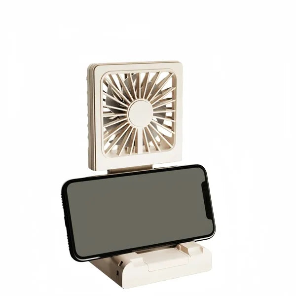 Foldable Handheld Fan And Phone Stand