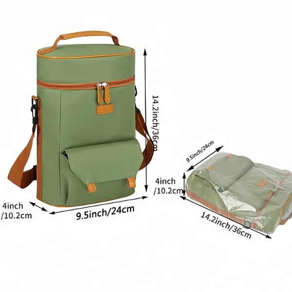 Refrigerated and insulated thermal bag