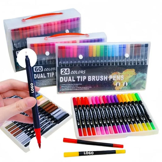 Double-ended watercolor pen