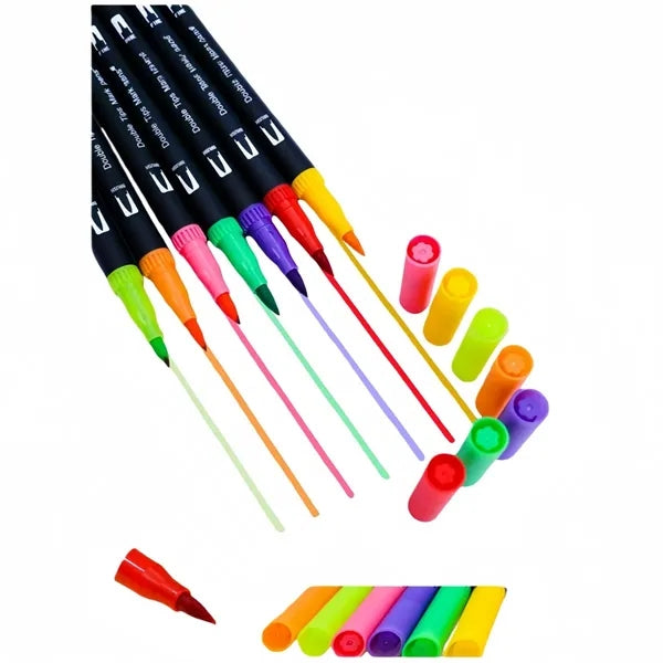 Double-ended watercolor pen