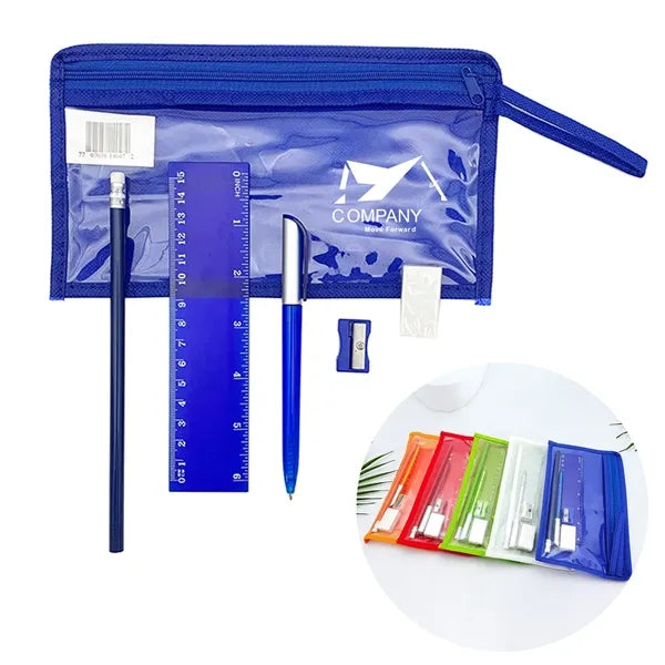 Stationery Set - Ruler, Pencils, Pen, Sharpener and Rubber
