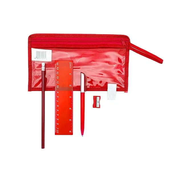 Stationery Set - Ruler, Pencils, Pen, Sharpener and Rubber