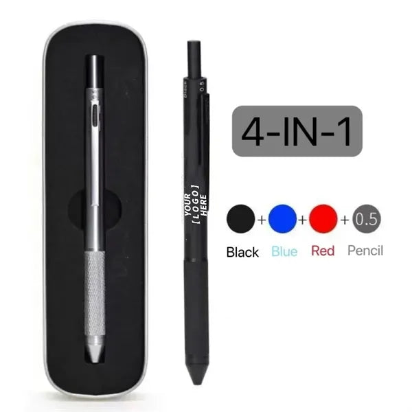 4-in-1 Multi-Color Click Pen