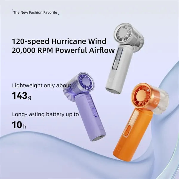 Handheld High-Speed Cooling Fan
