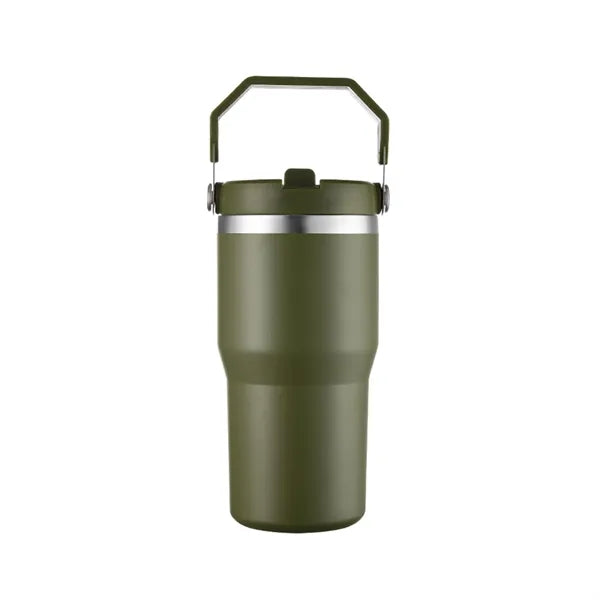 20 oz. Flip Straw Double Wall Tumbler w/ Carrier