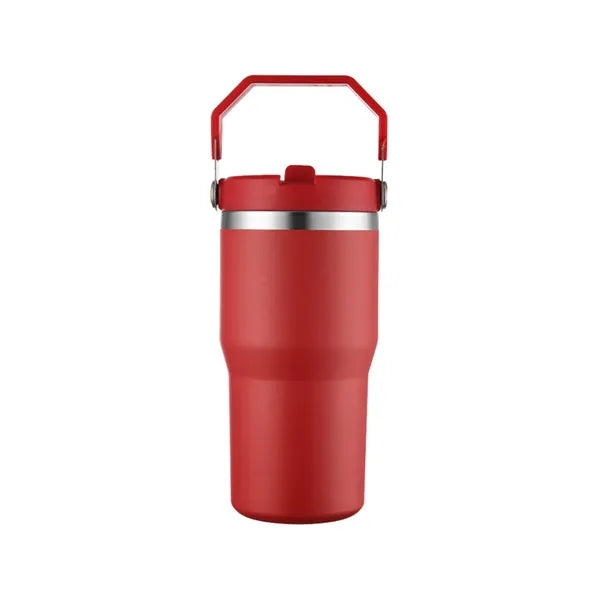 20 oz. Flip Straw Double Wall Tumbler w/ Carrier
