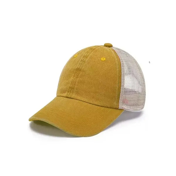 Adjustable Vintage Washed Trucker Hat