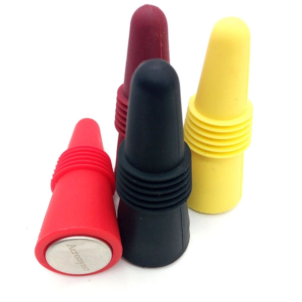 Printed Silicone Wine Bottle Stopper