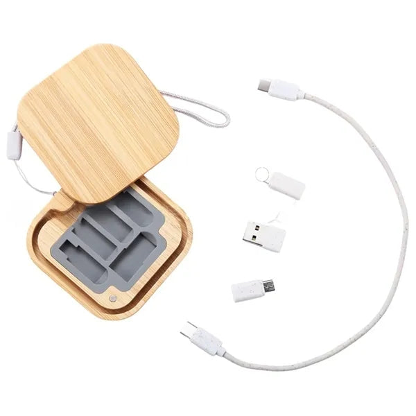 Eco 6-in-1 Bamboo Charging Kit