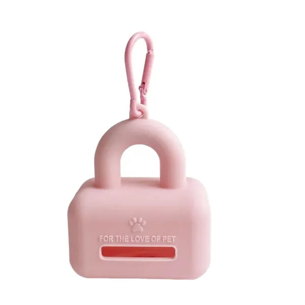 Portable Silicone Pet Waste Bag Dispenser