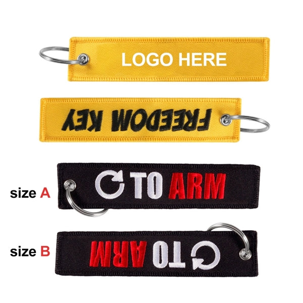 Embroidery Key Tag